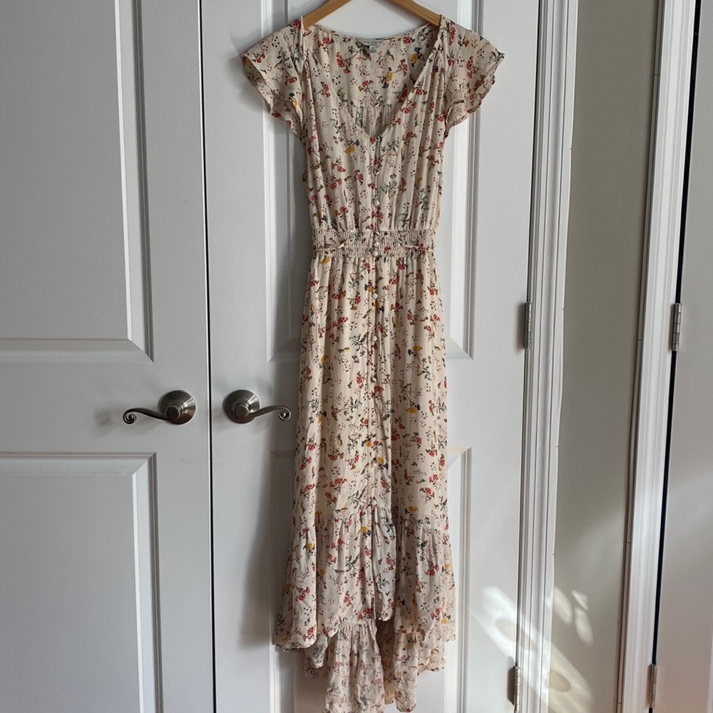High-Low Floral Lucky Brand Dress - Size S